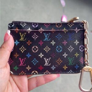Louis Vuitton Black Murakami Coin Pouch